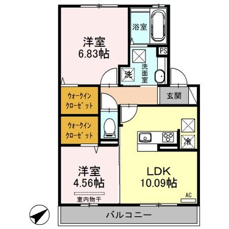 諫早駅 徒歩25分 1階の物件間取画像